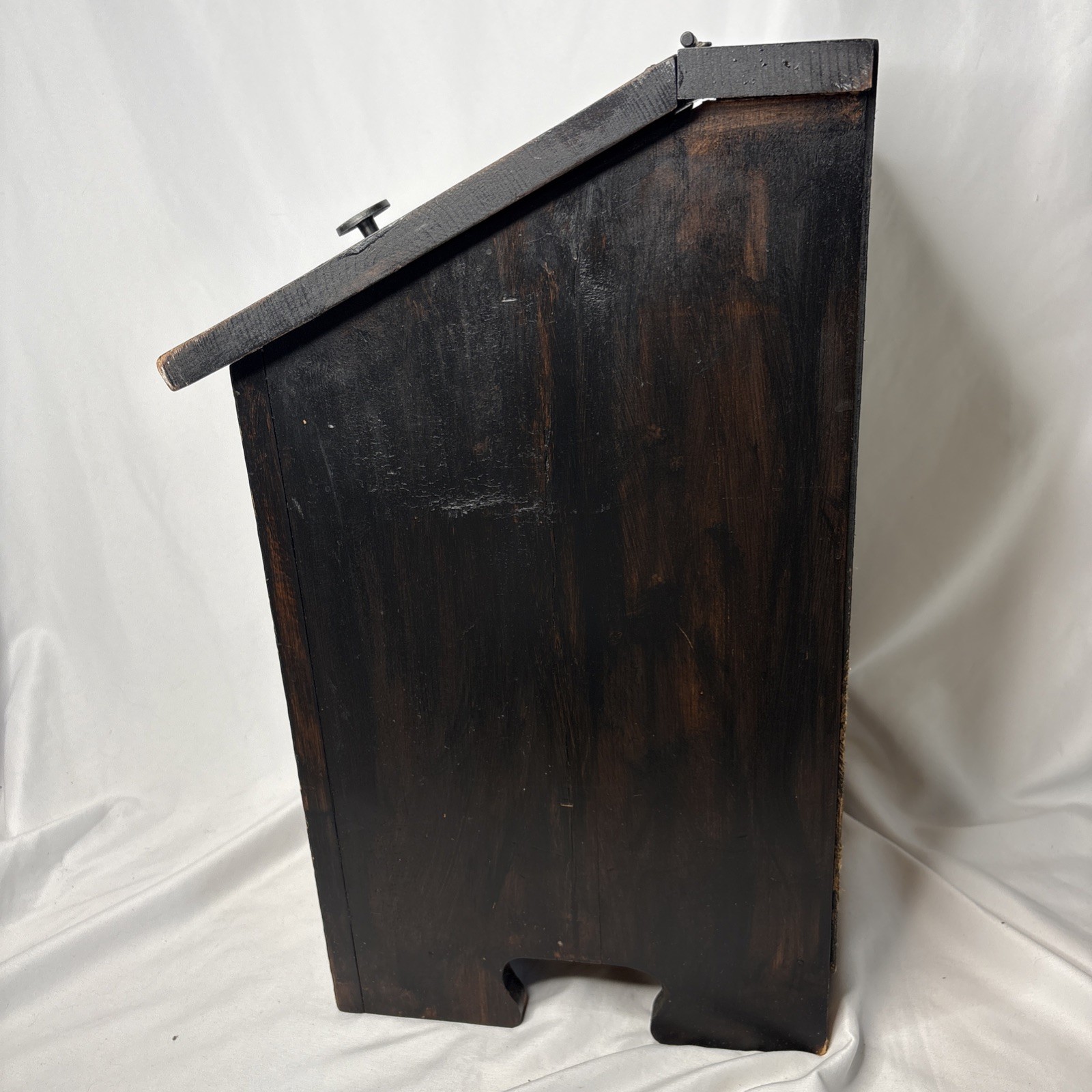 Vtg Wooden Tater Onion Bin Rustic Farmhouse Potato Storage Box Primitive Country