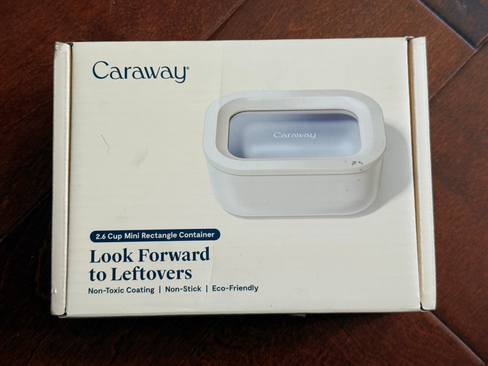 Caraway 2.6 Cup Mini Rectangle Container Non-Toxic Non-Stick Eco Storage Food