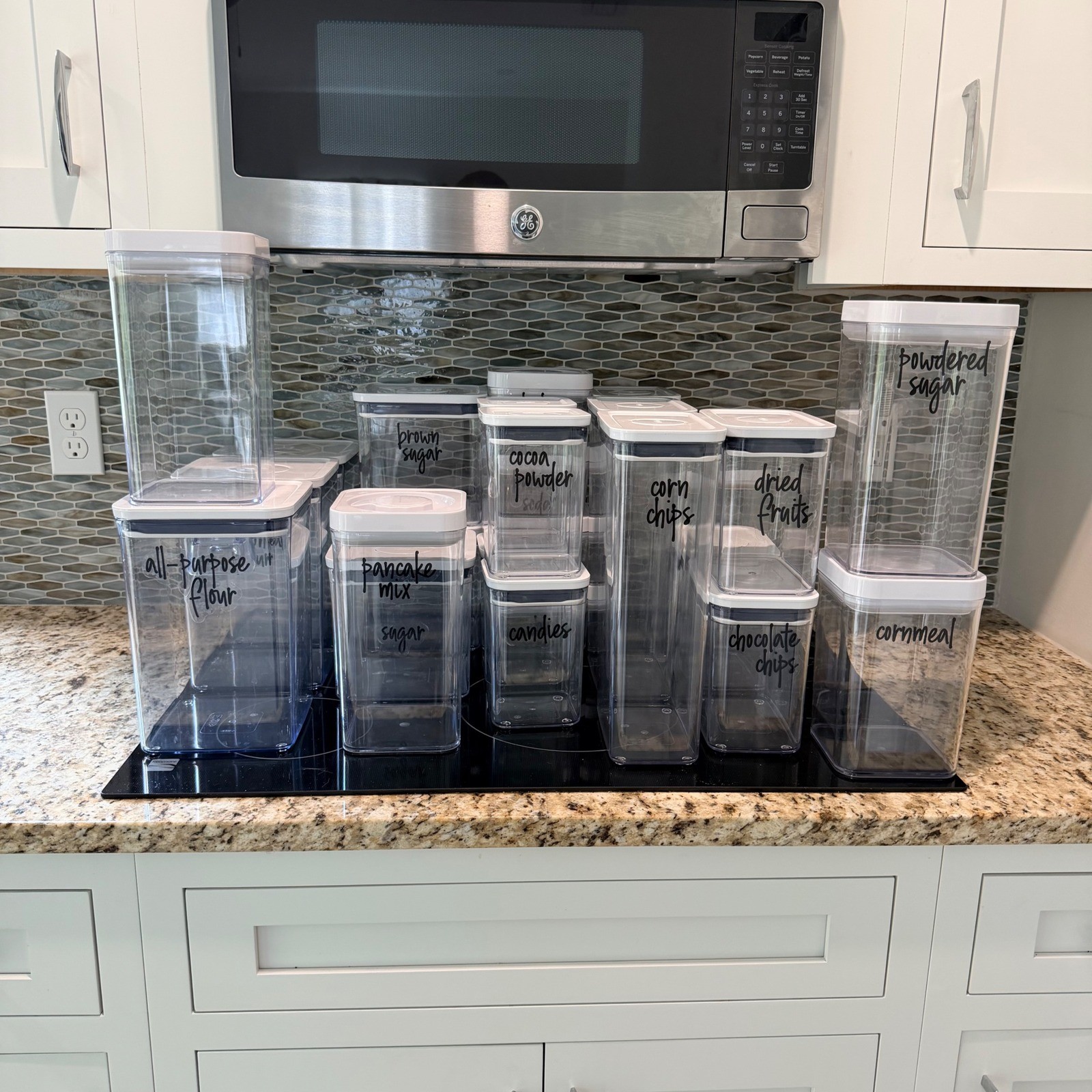OXO Good Grips POP Containers + Other Brands 25 Piece Set Clear Pantry Storage