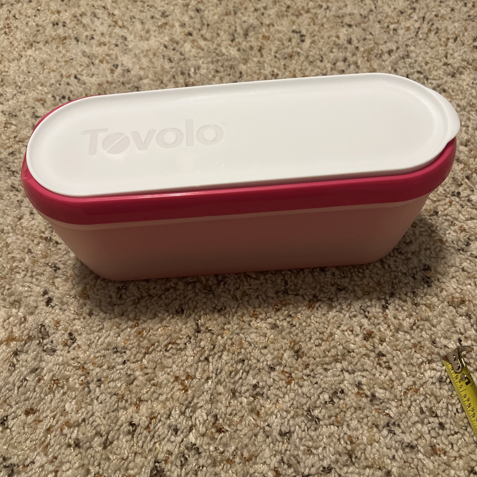 Tovolo Glide A Scoop Non Slip Base Insulated Ice Cream Tub – Red Raspberry Tart