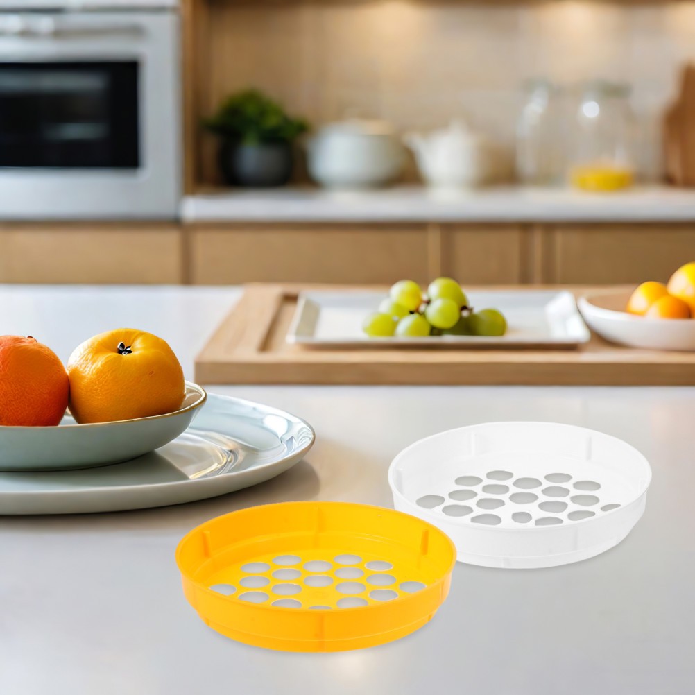 6Pcs Portable Plastic Fruit Size Gauge Multi Use Measuring Ruler for Home