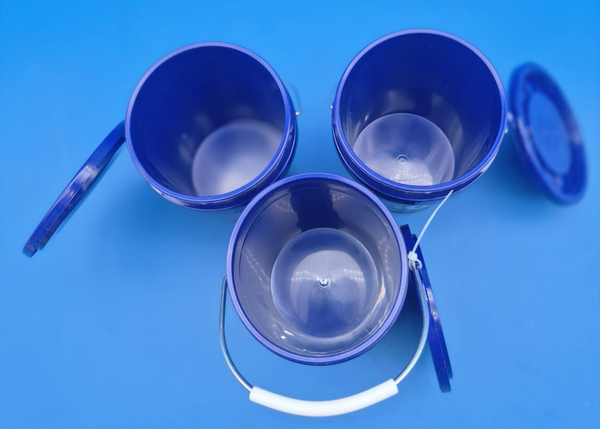 3 Pack Lowe’s Celebrates 250 Americana Blue Mini bucket With Lid