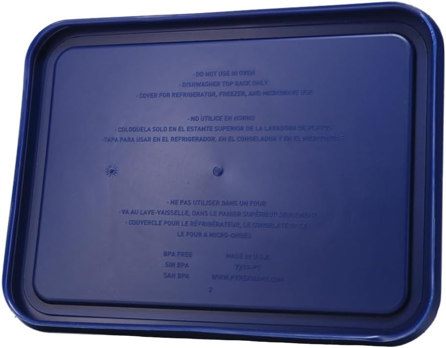7210-PC 3-Cup Blue Food Storage Replacement Lid 2-Pack – Made in the