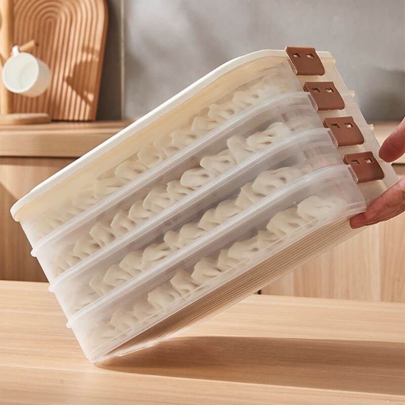 Multi-layer Dumpling Storage Box Kitchen Refrigerator Container
