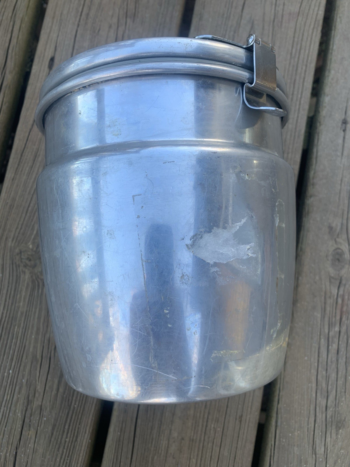 Fresh-O-Later Aluminum Kitchen Container Keg Style Rubber Gasket Coffee Sugar