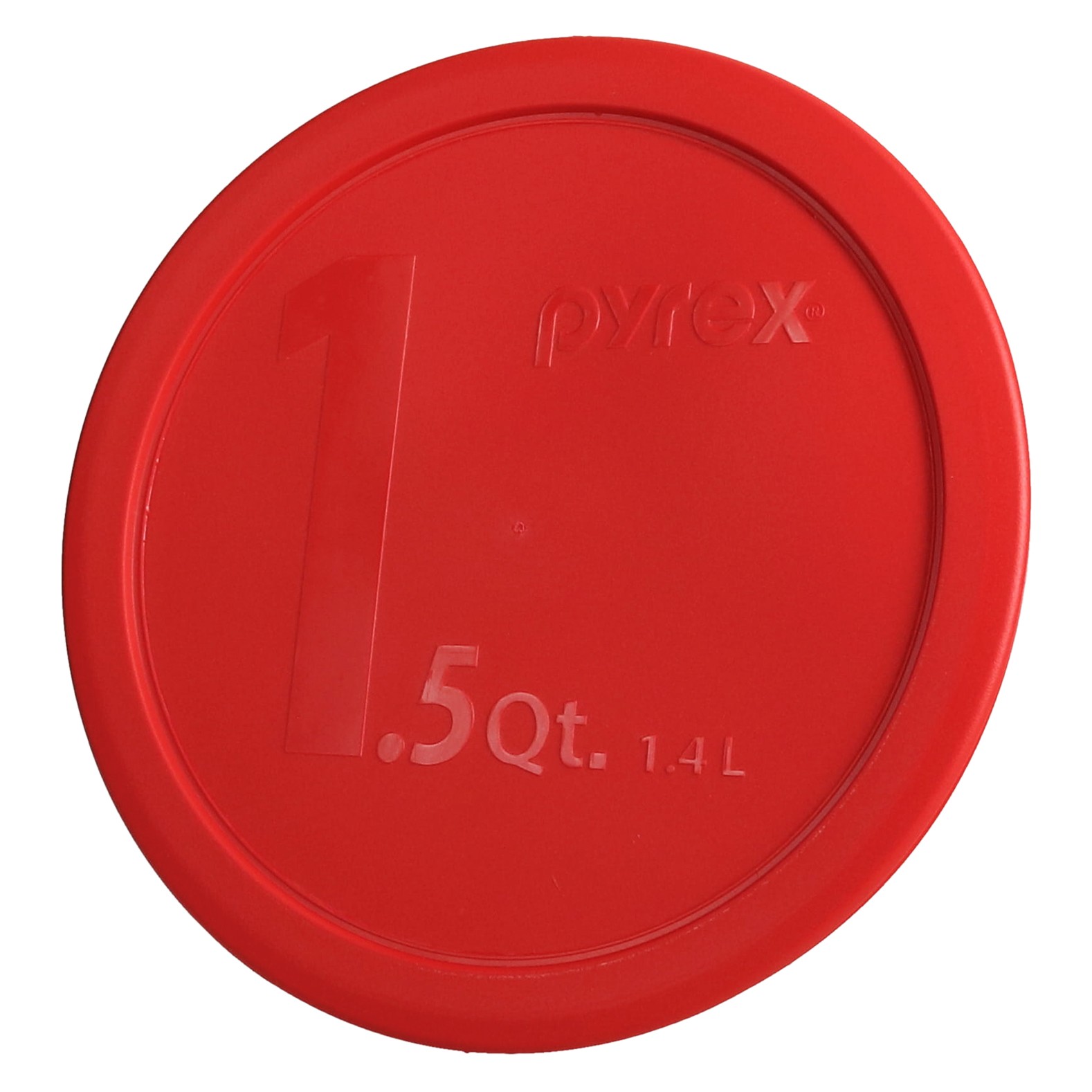 Pyrex 323-PC 1.5-Quart Poppy Red Mixing Bowl Lid