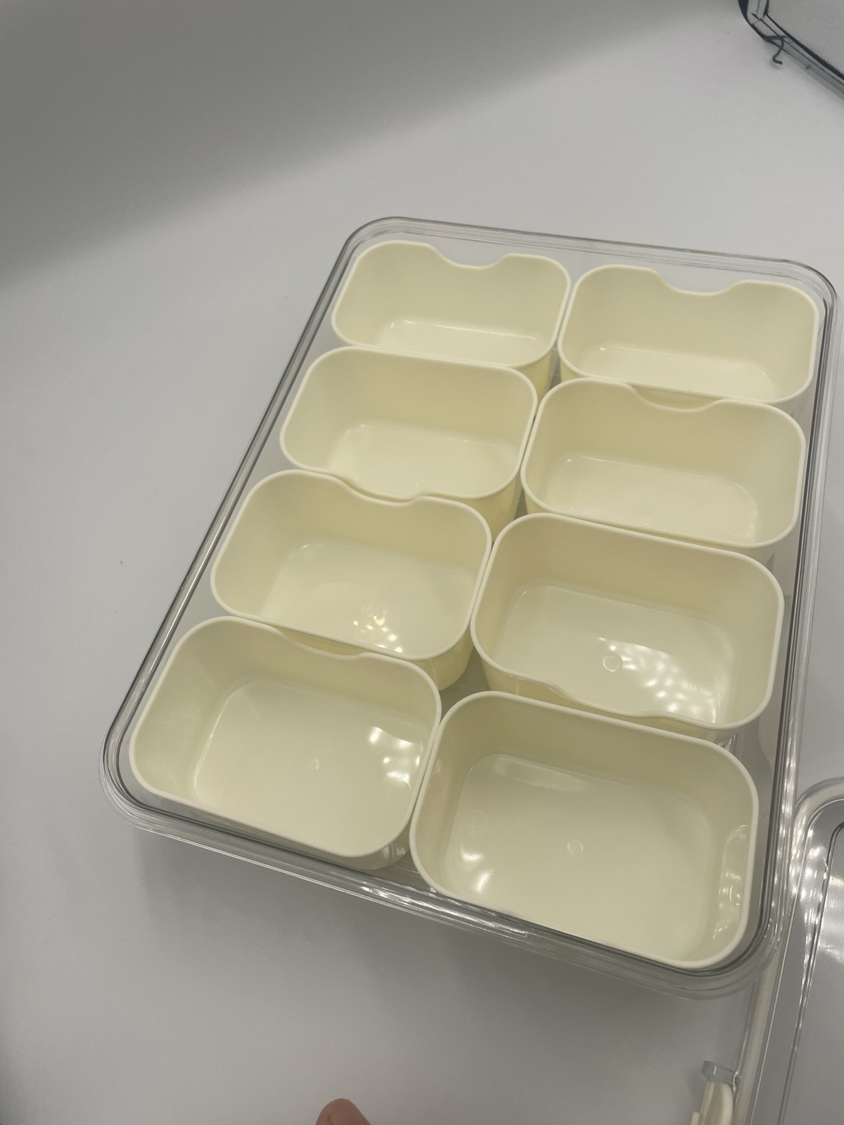 Snackle Box Container, Divided Serving Tray with Lid and Handle, Adding Cutle…