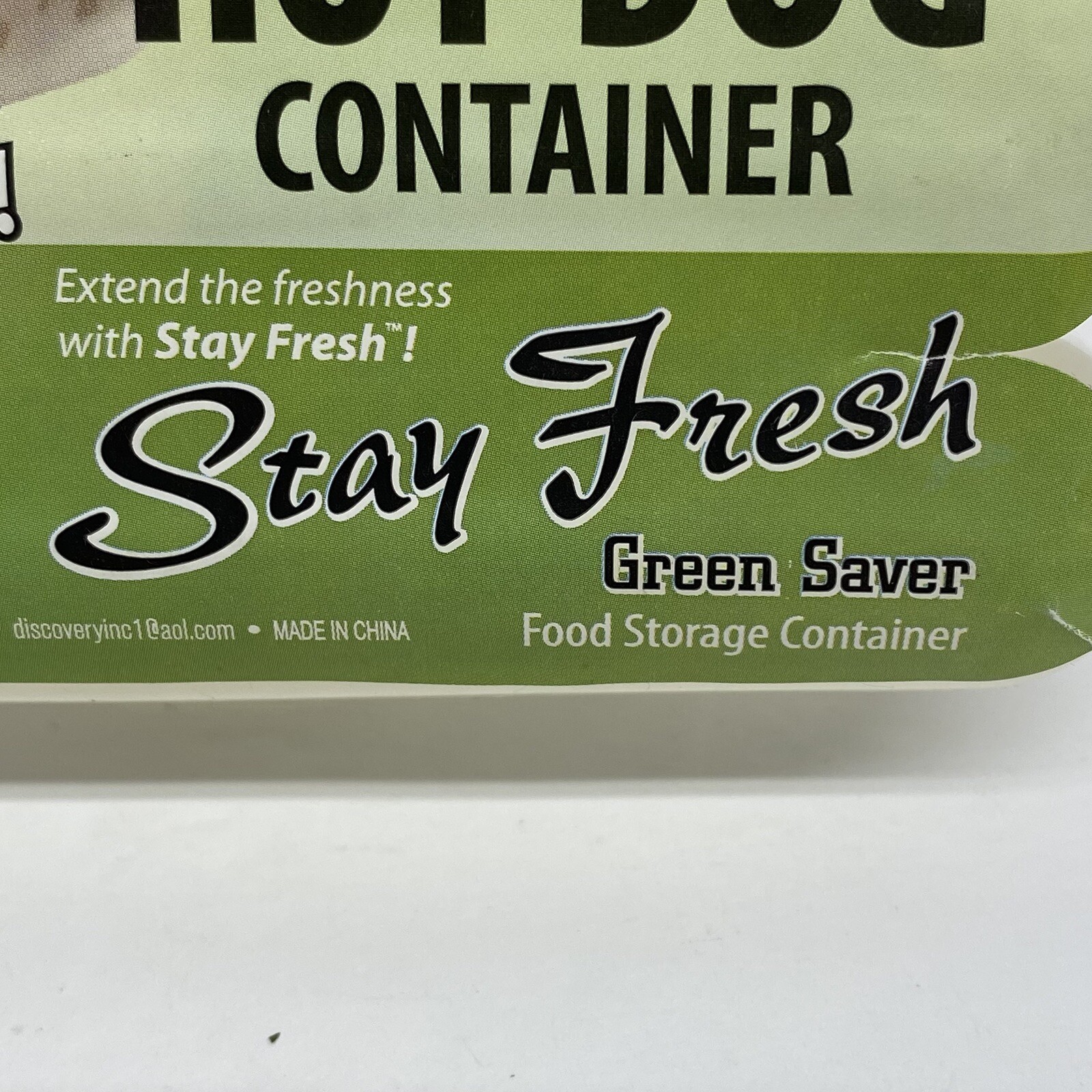 Hot Dog Storage Box Refrigerator Food Container Reusable