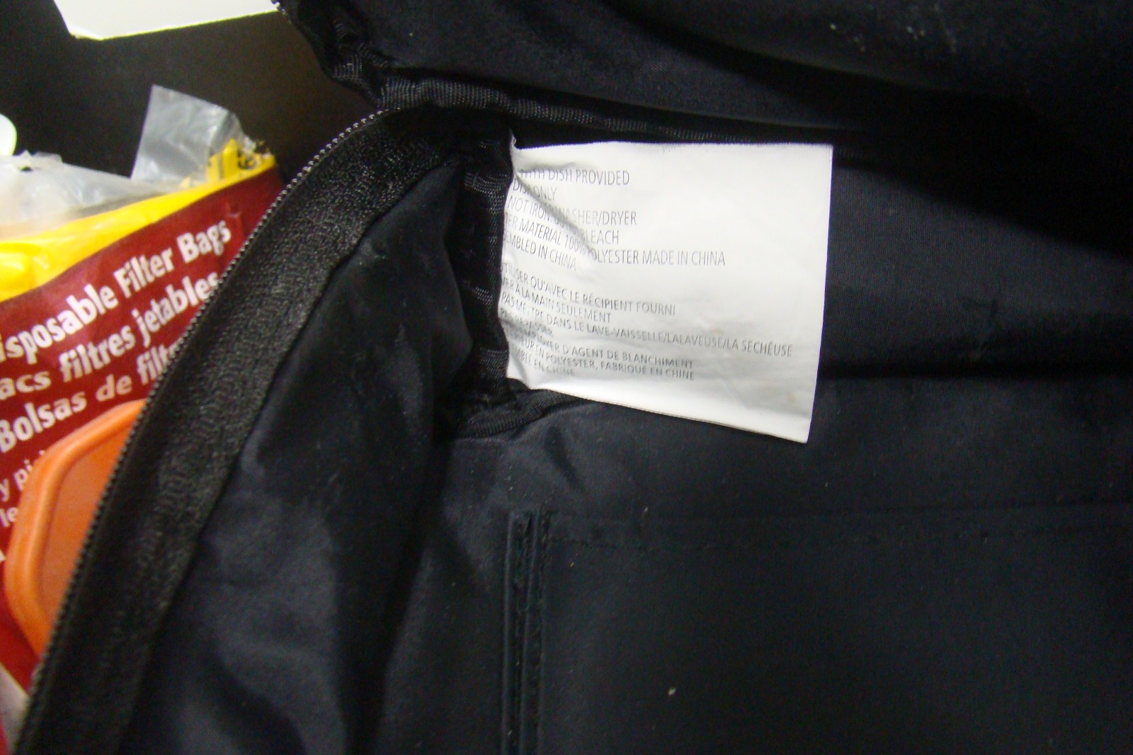 Pyrex Portables 9×13 Casserole Carrier Insulated Hot Cold Bag Black (no pan)