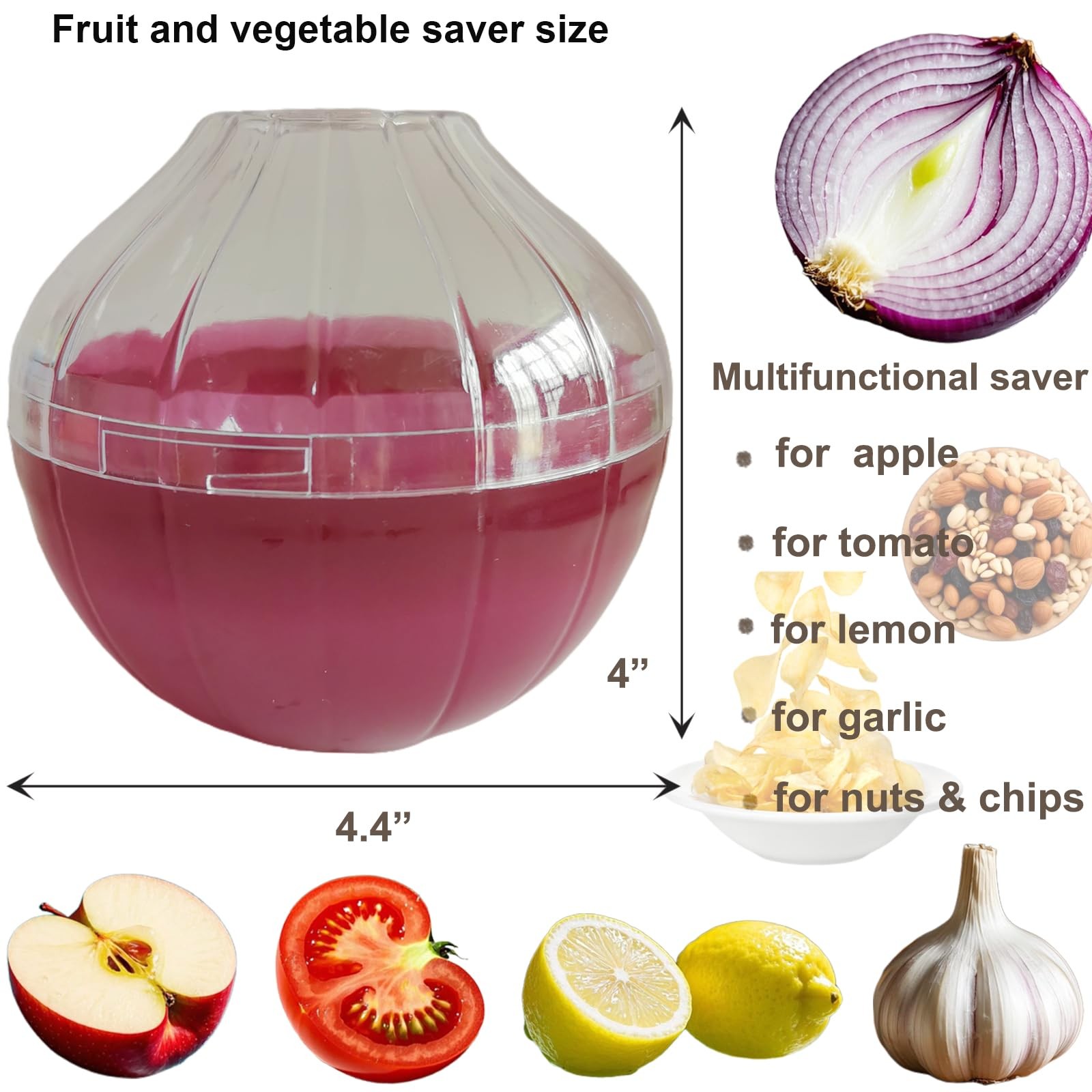 Reusable Onion & Tomato Storage Containers