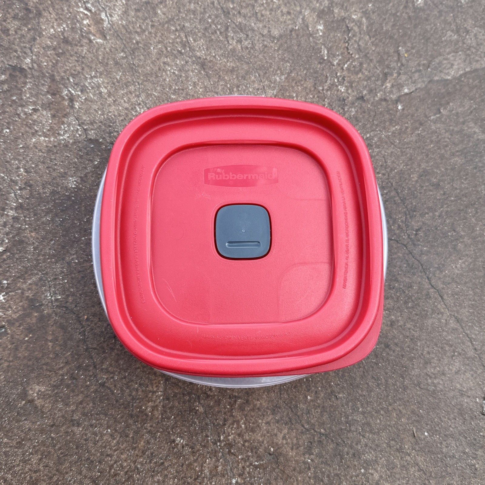 Rubbermaid Storage Container Easy To Find Red Lid 3 cups (710ml) 7J61
