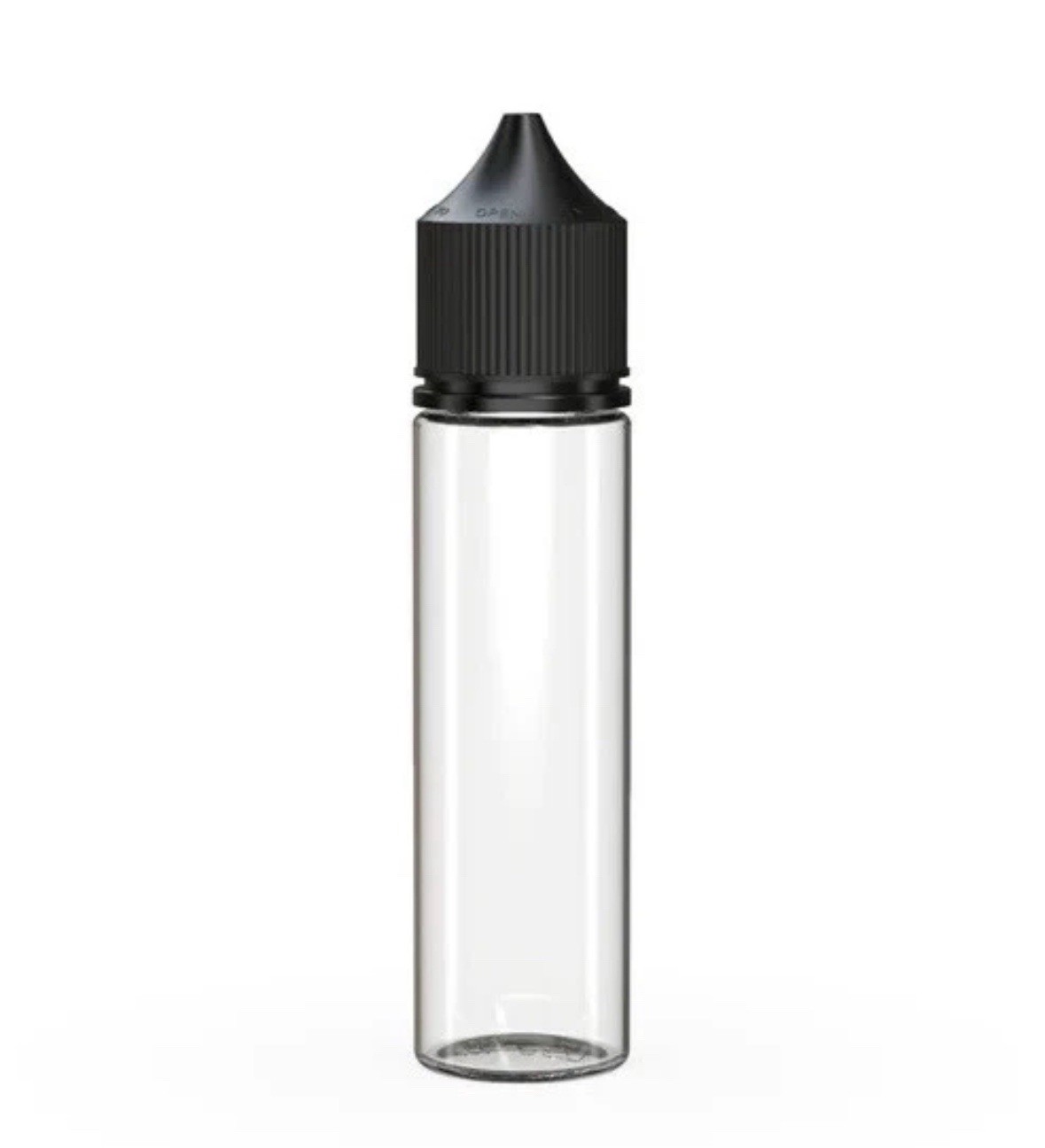 CHUBBY GORILLA 60ML V3 AUTHENTIC PET Bottles (5pack) CLEAR BOTTLE/BLACK LID