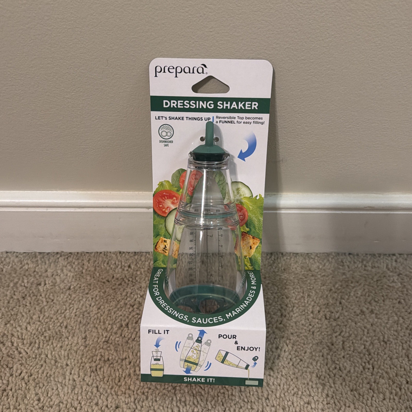 Prepara Chop Scoop Herb Savor POD 2.0 Dressing Shaker All Brand New