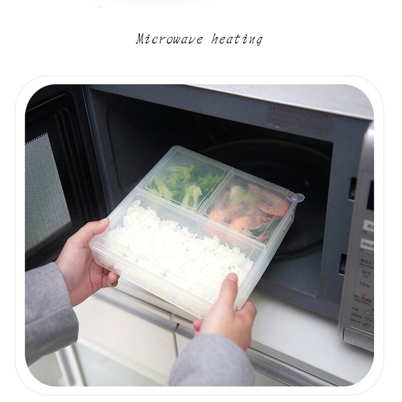 Kitchen Storage Boxes Fridge Food Preservation Seal Container Leftover Case Home