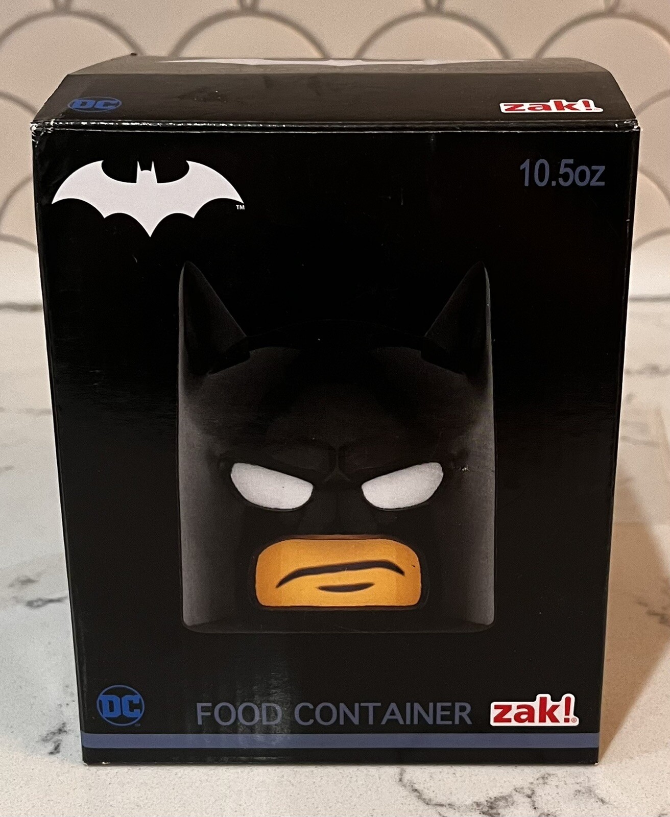 NEW In Box Zak! DC Comics Batman Food Snack Container WB Lunch Box Accessory