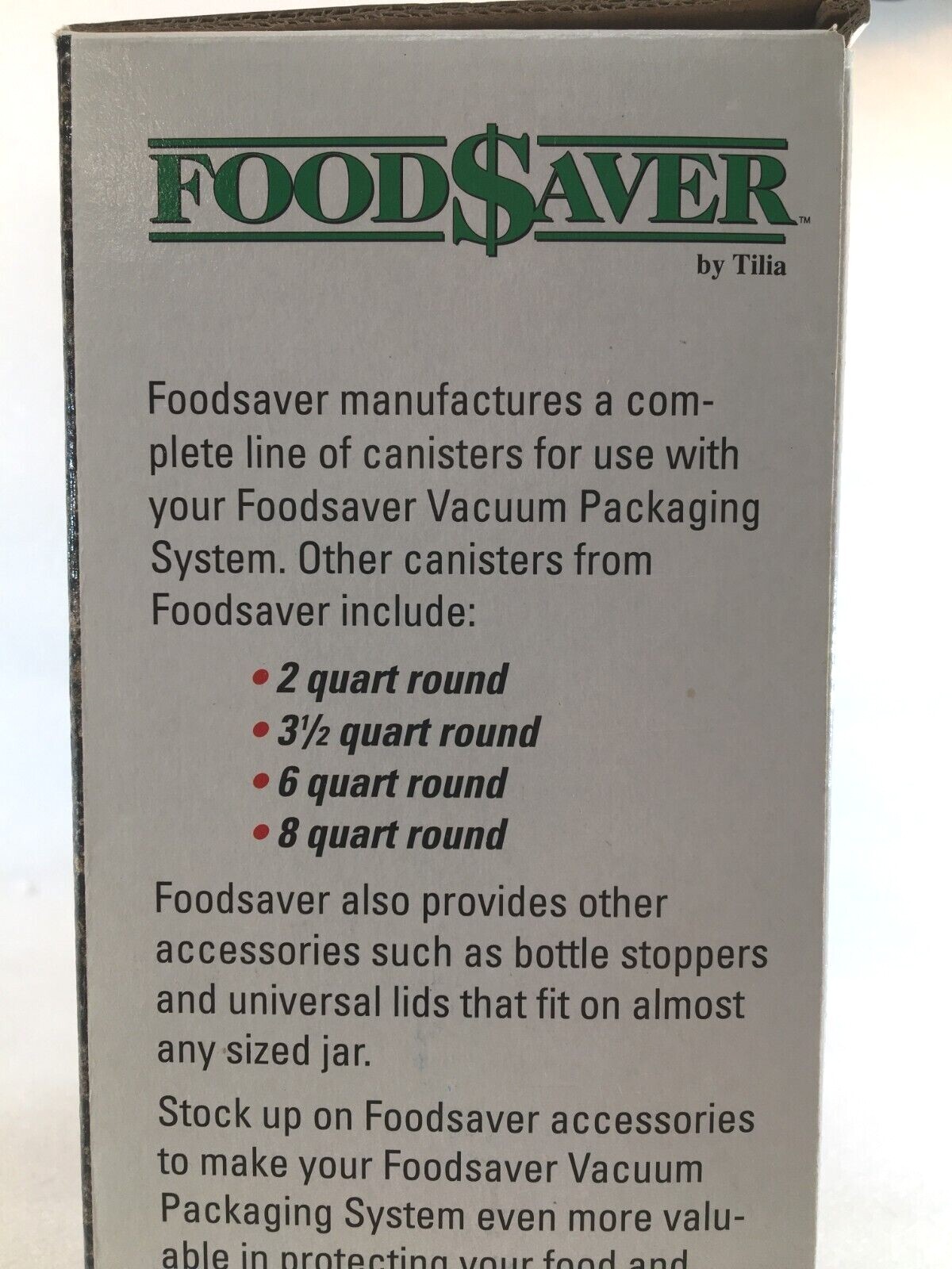 Tilia Food Saver 2-1/4 Qt. Vacuum Container Marinate Storage