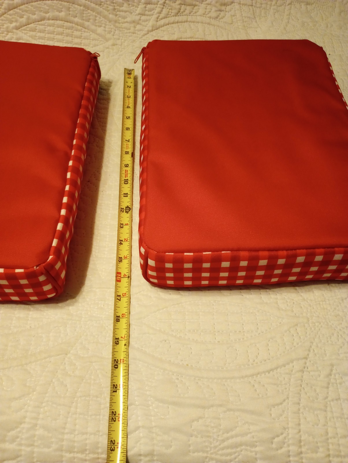 Fit & Fresh Insulated Food Carrier Red Gingham Set of Two