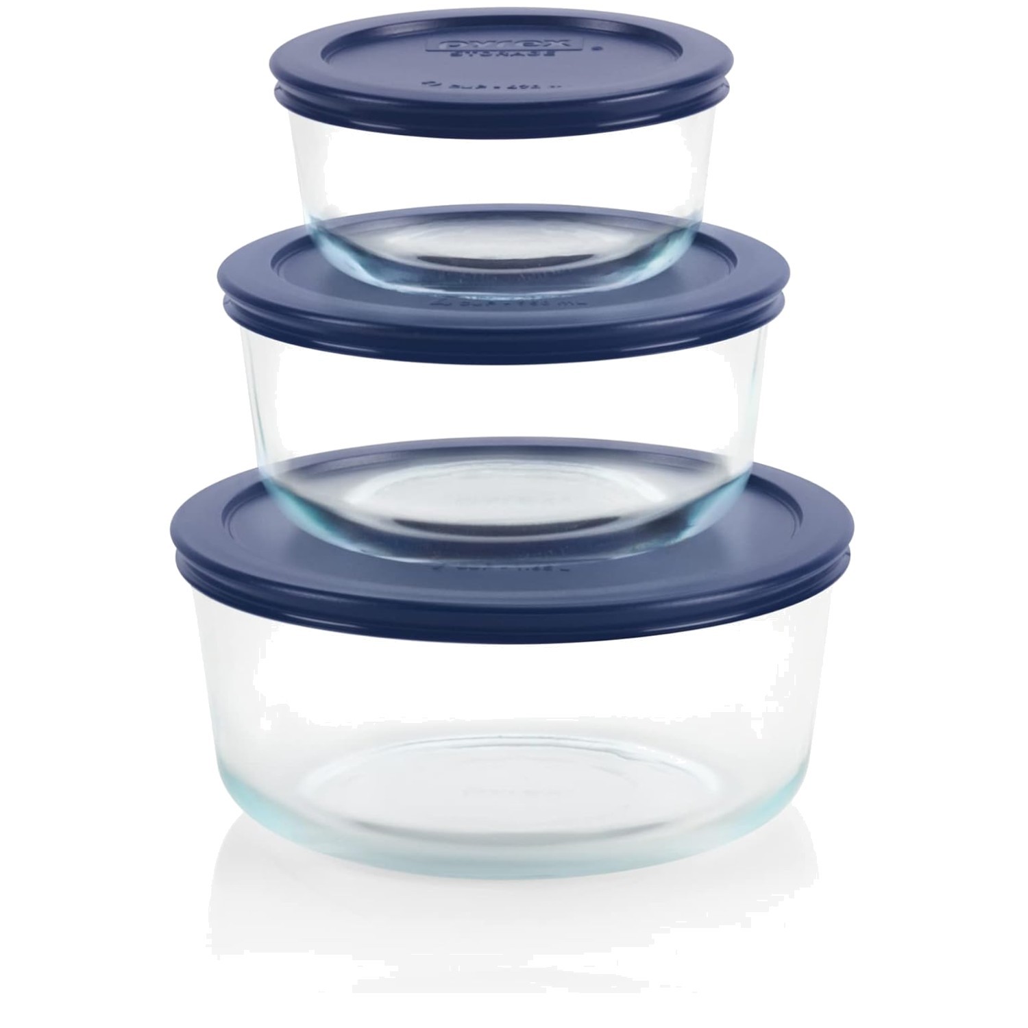 Glass Food Storage Containers Set – 3-Pack