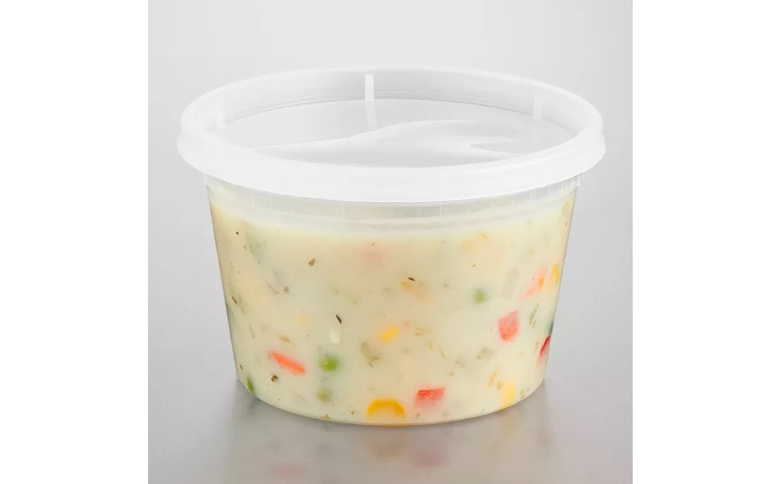heavy duty deli food storage containers – 16 oz – 150 pieces