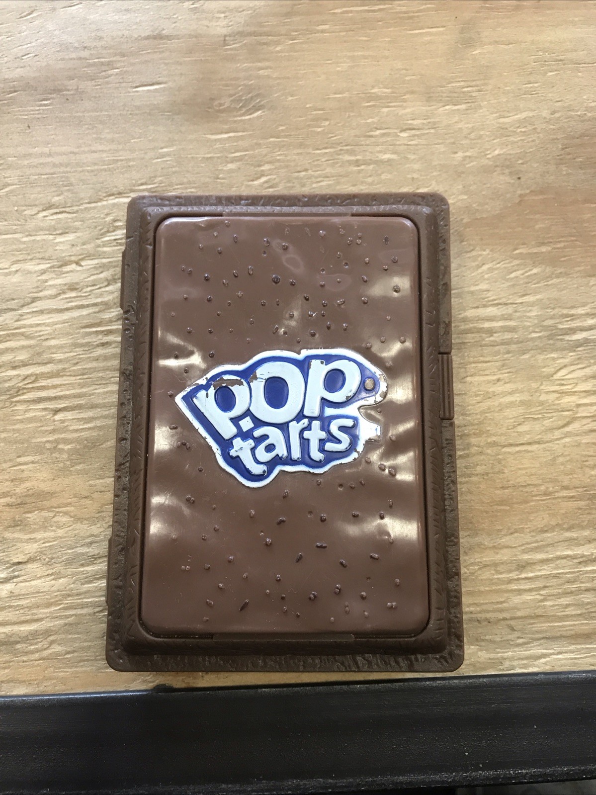 Pop Tarts Plastic Container Storage Case Brown Chocolate Sprinkles Kellogg 2004