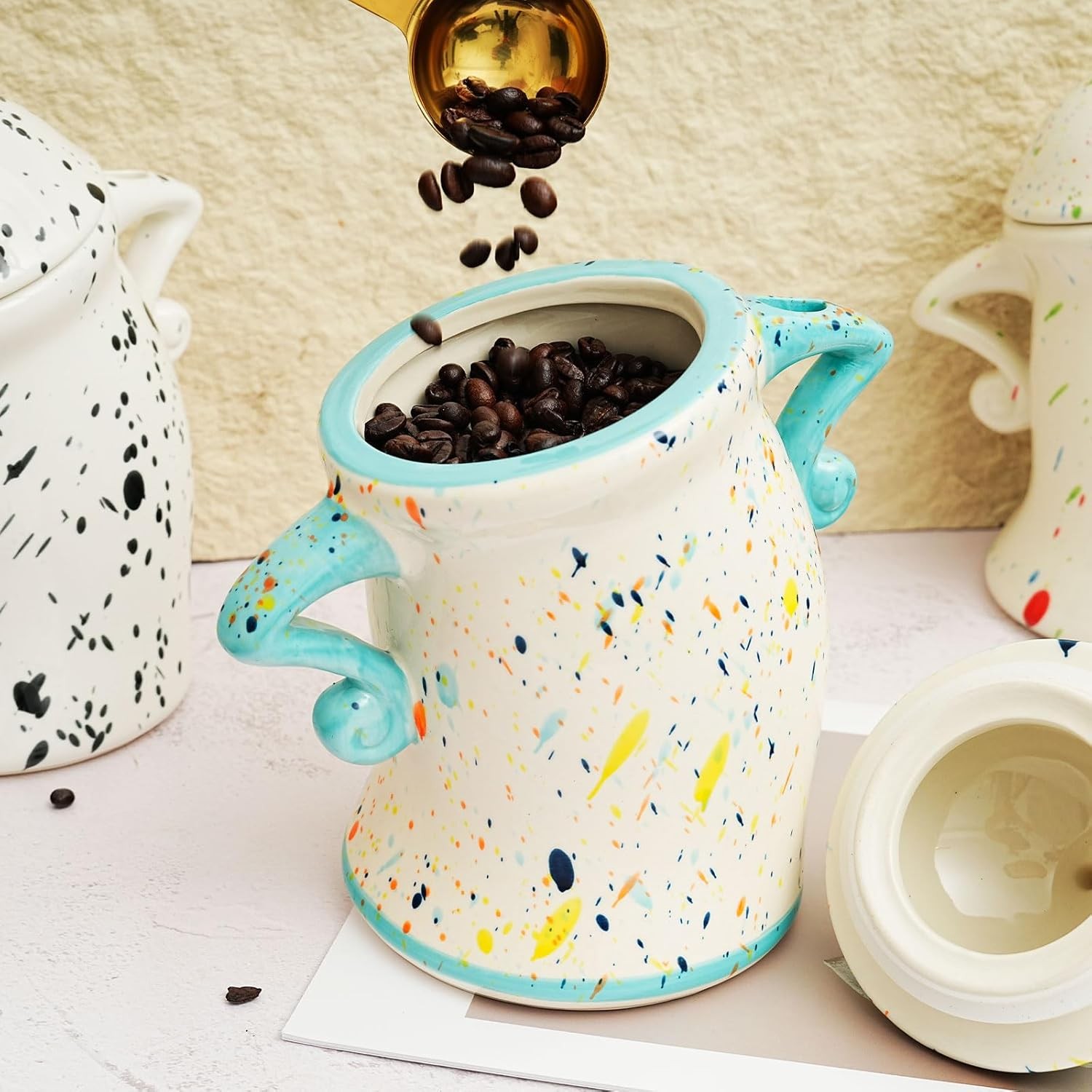 Canister with Attitude – 1.2L Airtight Sassy Canister, Ceramic Storage Canister