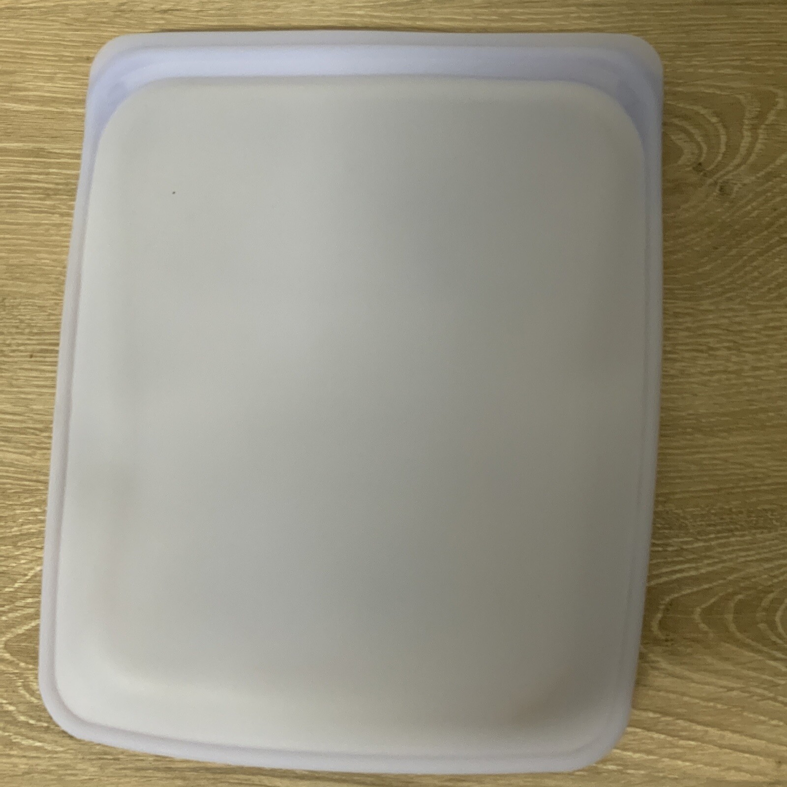 📀 Stasher Lavender/Clear Platinum-Silicone Storage Bag-1 Stasher ONLY,AS SHOWN