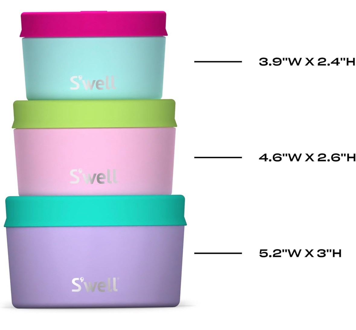S’well Stainless Steel Food Containers Set Of 3