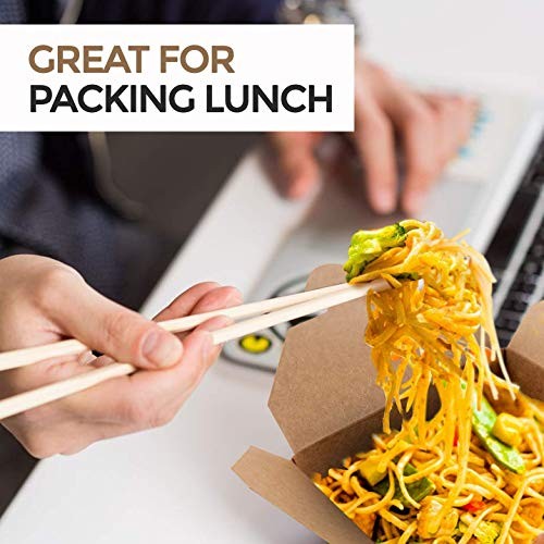 Stock Your Home Microwaveable Kraft Brown Take Out Boxes 71 oz 40 Pack Leak