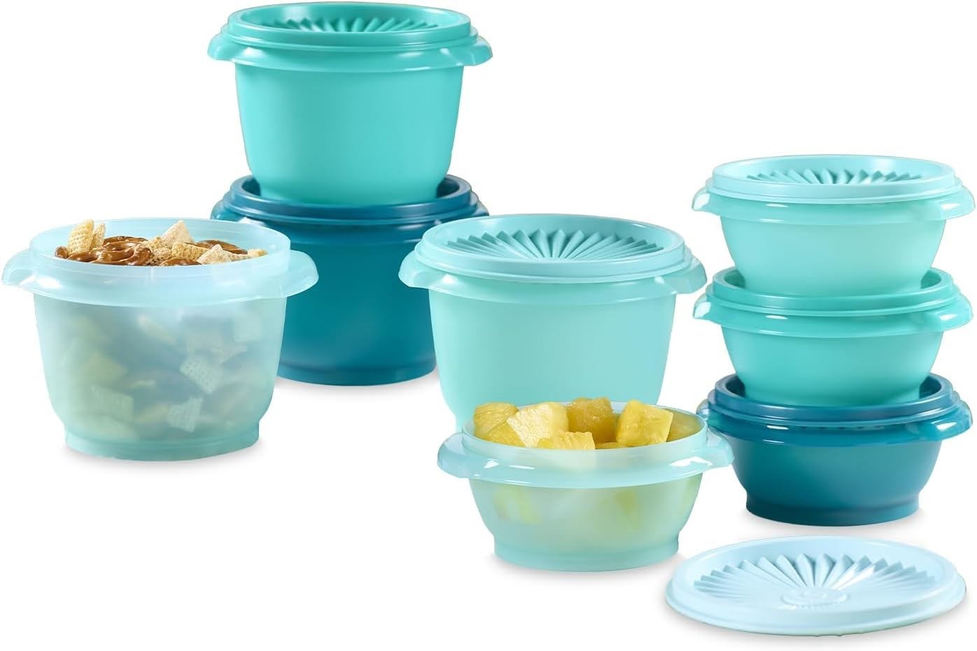 Tupperware Heritage Collection, New 16 Piece Food Storage Container Set in Vi