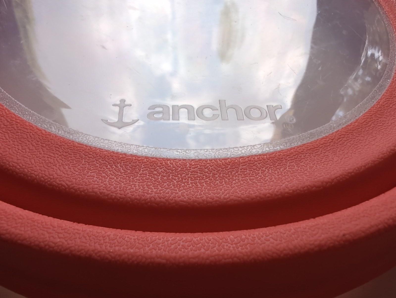 Anchor Hocking True Seal Coral LID ONLY for 6 Cup Glass Container