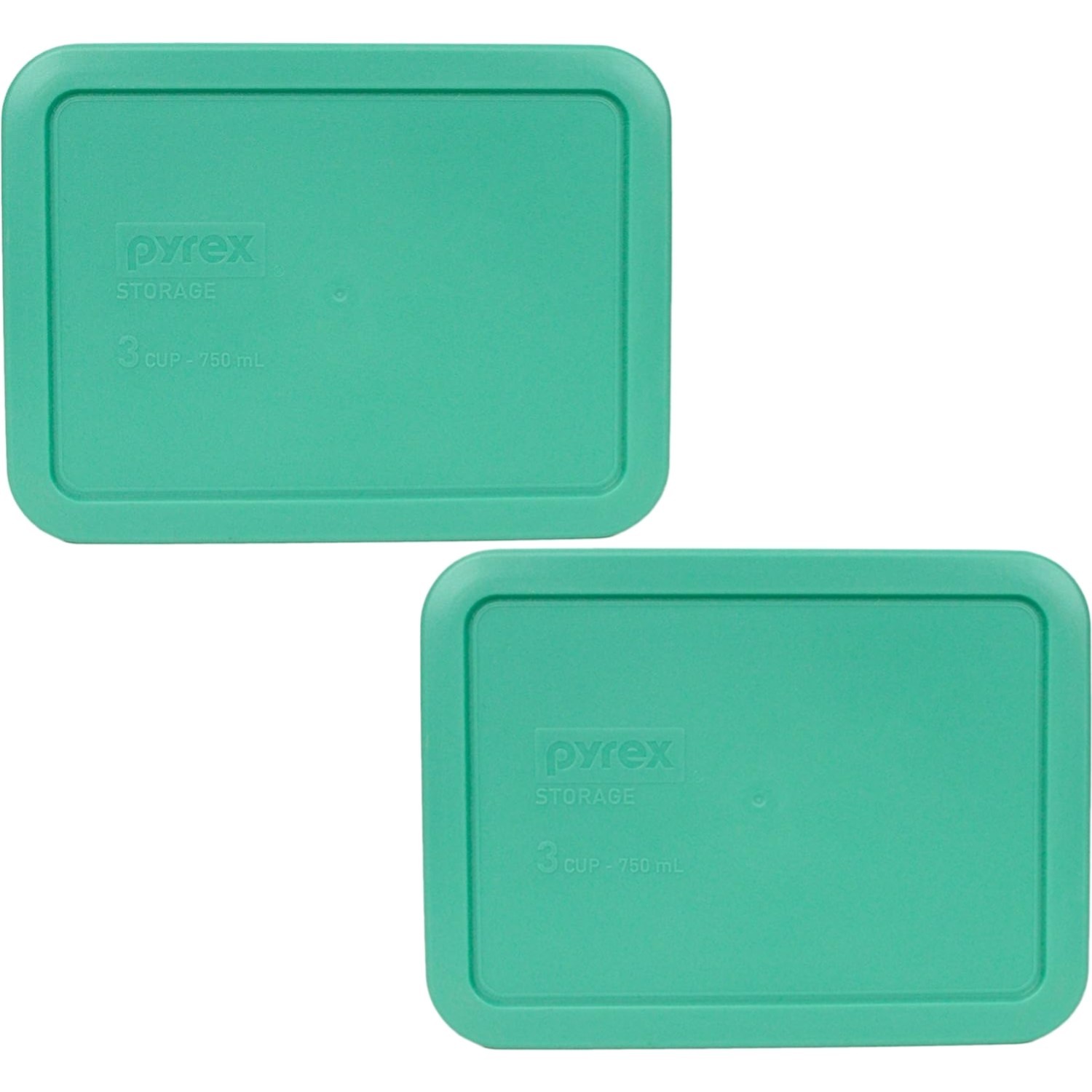 Food Storage Lids BPA-Free Plastic 3-Cup Light Green Microwave Safe 2-Pack