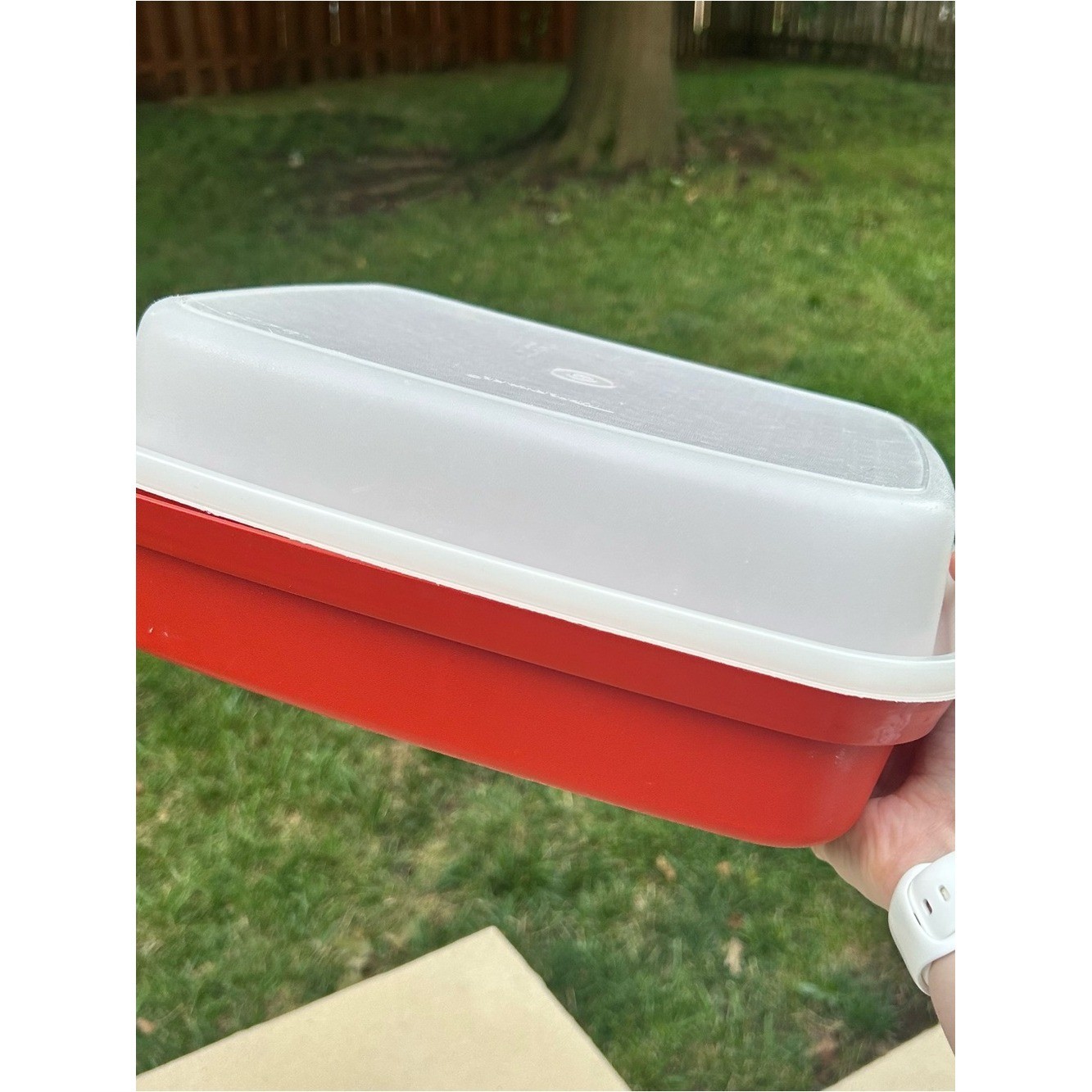 Tupperware Season Serve Marinade Container Paprika Red