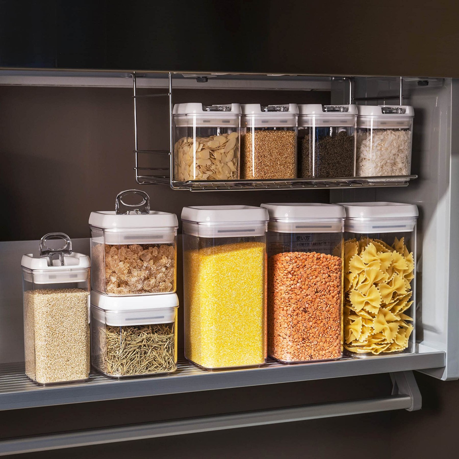 Flip Tite Food Storage Container with Lid Airtight 4″ Ring Seal Flip Top, Sta…