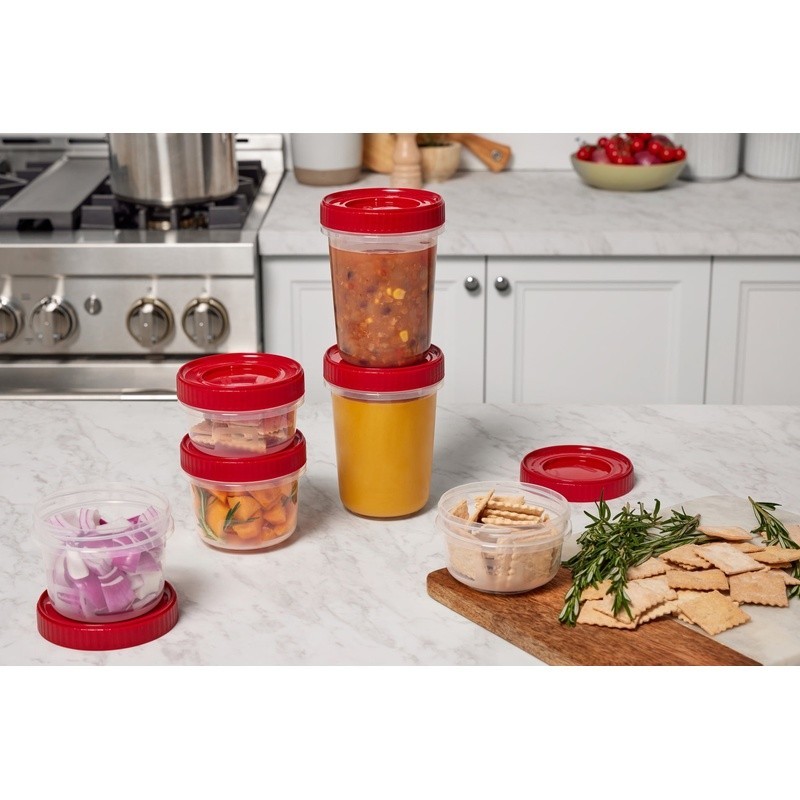 12 Piece Food Storage Containers Set BPA Free Stackable Microwave Freezer Safe