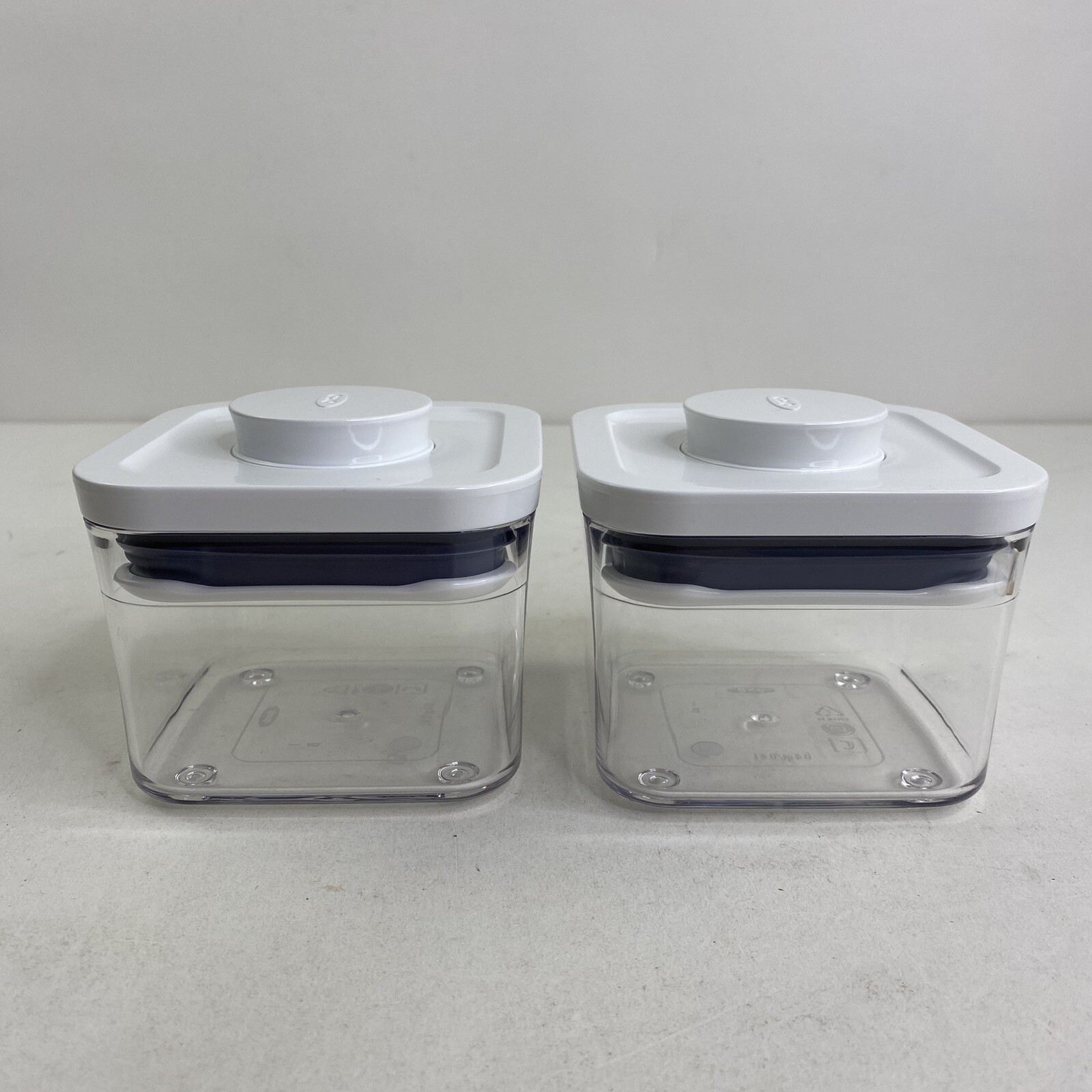 OXO Pop Container Small Square Mini (0.4 Qt) Set Of 2