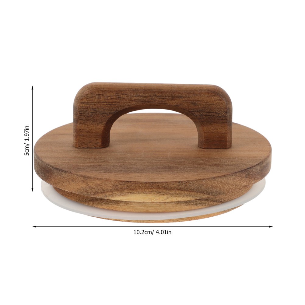2 Pcs Storage Sealing Lid Bamboo Jar Lids Canning Wide Mouth