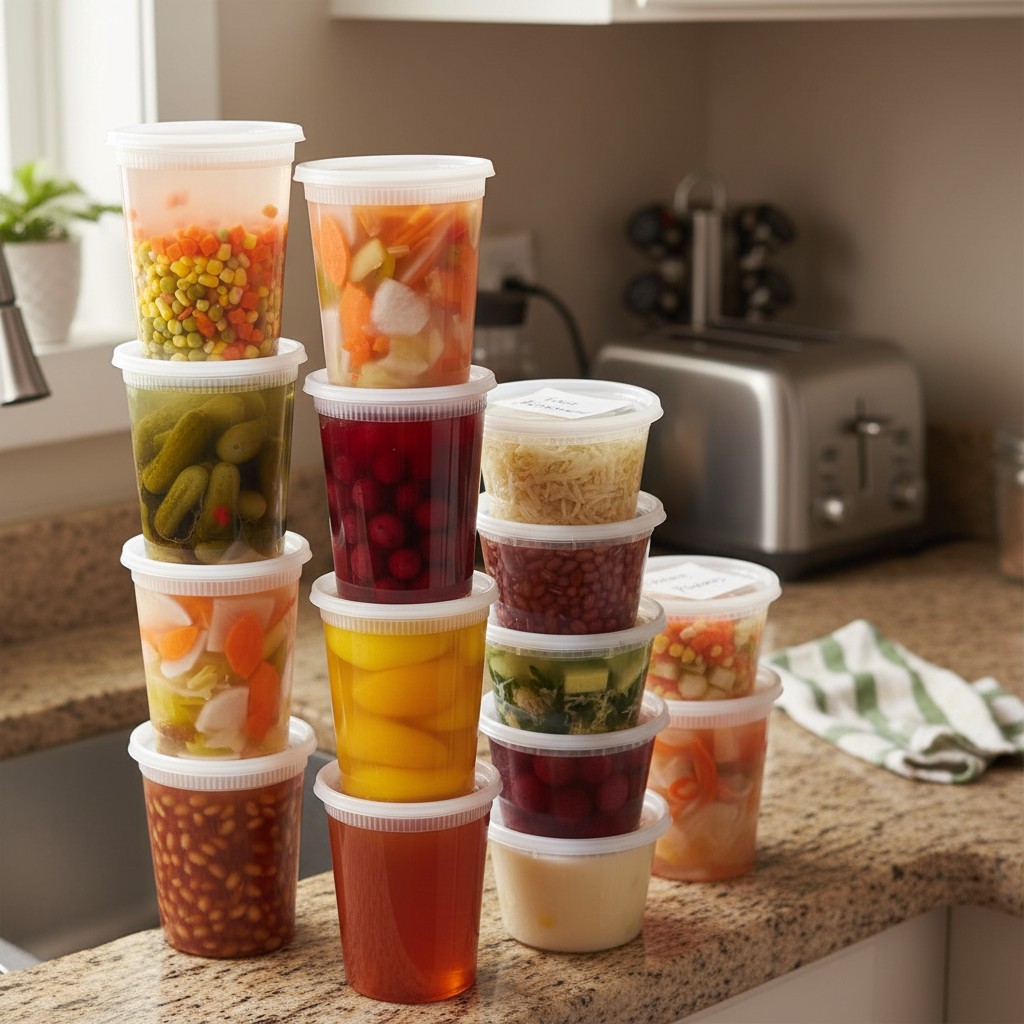 Airtight and Durable 60 Set Food Storage Containers – Freezer/Microwave Safe