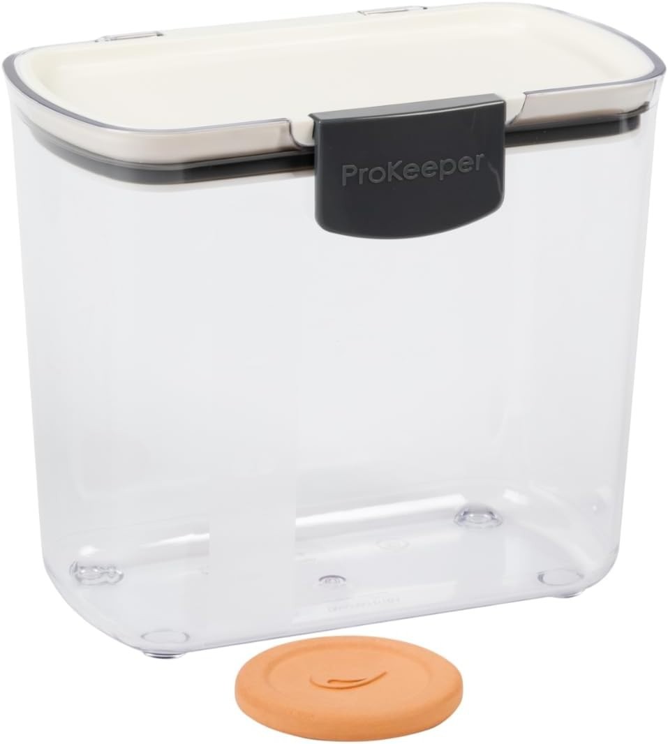Elegant 3-Piece Baking Storage Set with Airtight Flour, Sugar Canisters – 9.7Q