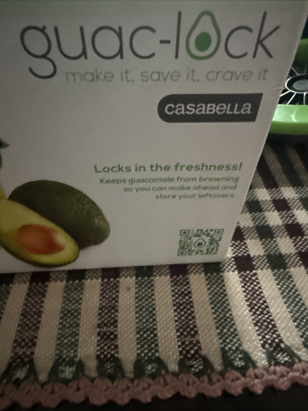 2 XCasabella GuacLock Container American Guacamole Bowl W Lid Airtight BPA-FREE