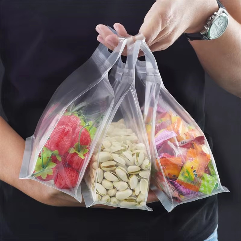 Reusable Silicone Food Storage Bags Leakproof Stand Up Zip Seal US