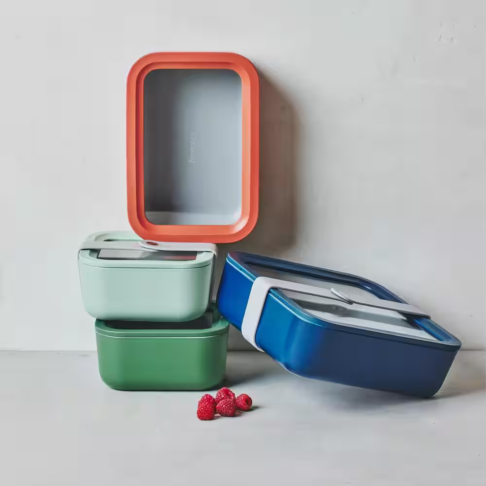 14-Piece Glass Food Storage Set Sage