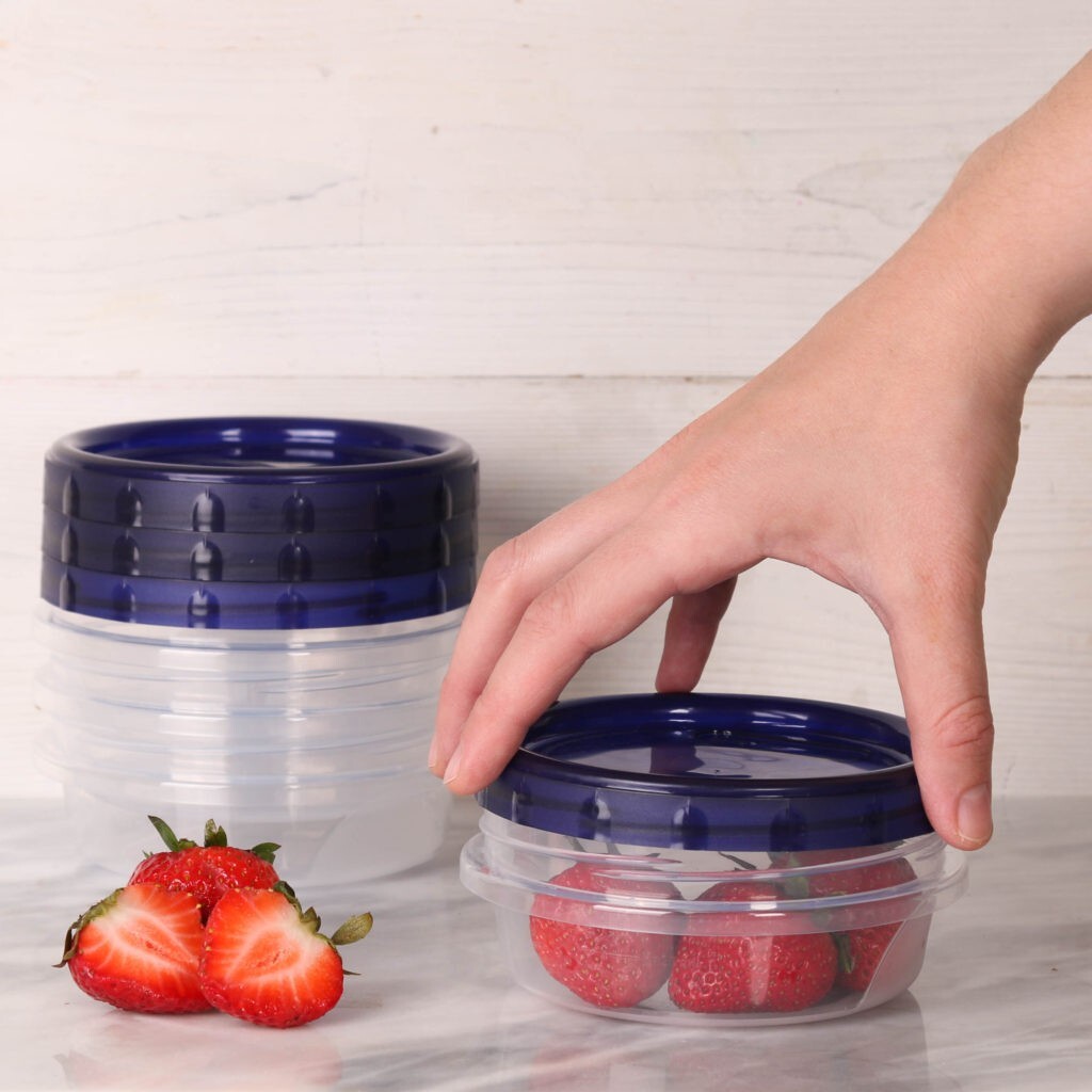 8oz Leak Proof Reusable Food Storage Plastic Container with Twist Top Lid 192pcs
