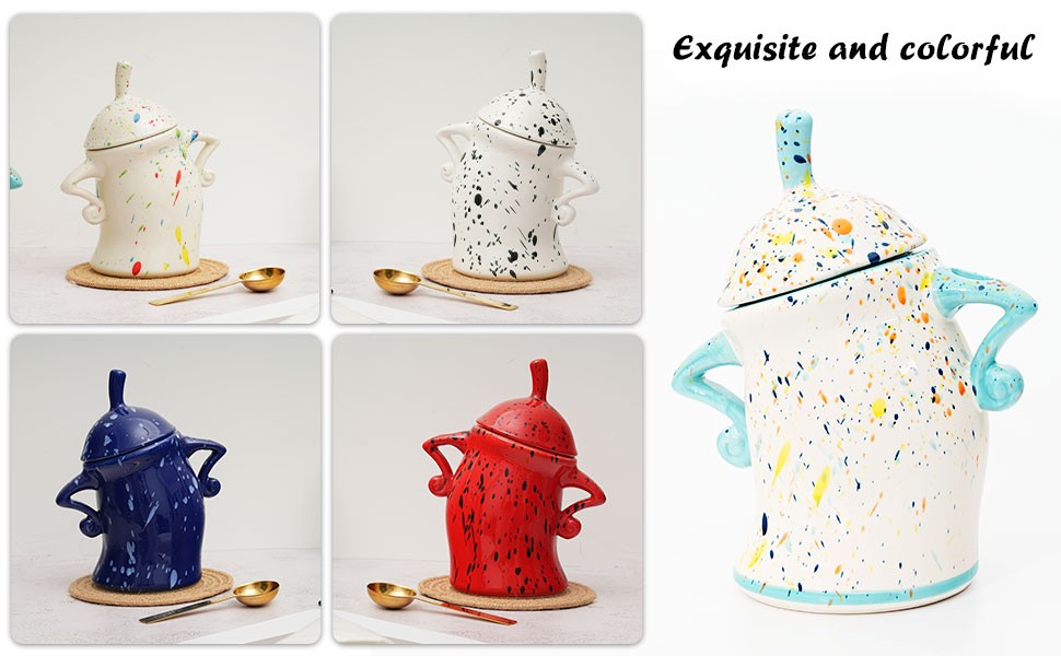 Canister with Attitude – 1.2L Airtight Sassy Canister, Ceramic Storage Canister