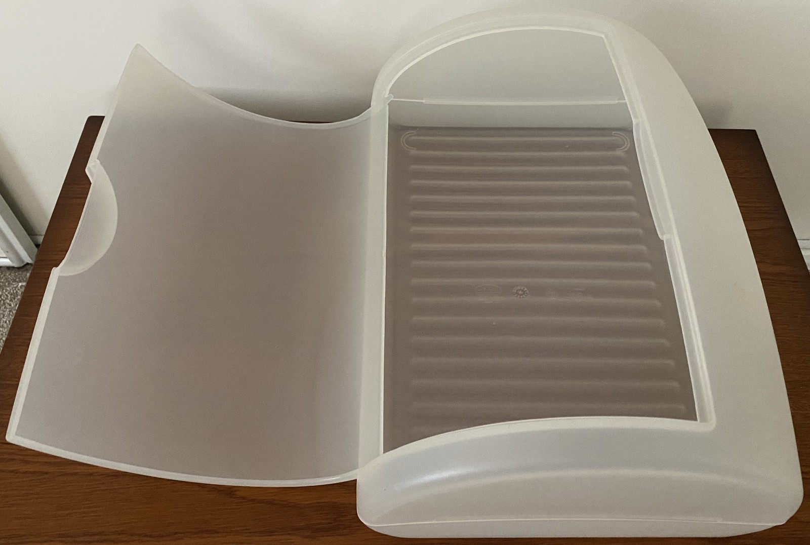 RARE IKEA Bread Bin White Y2K 03/04 Large Plastic Food Storage Container EUC