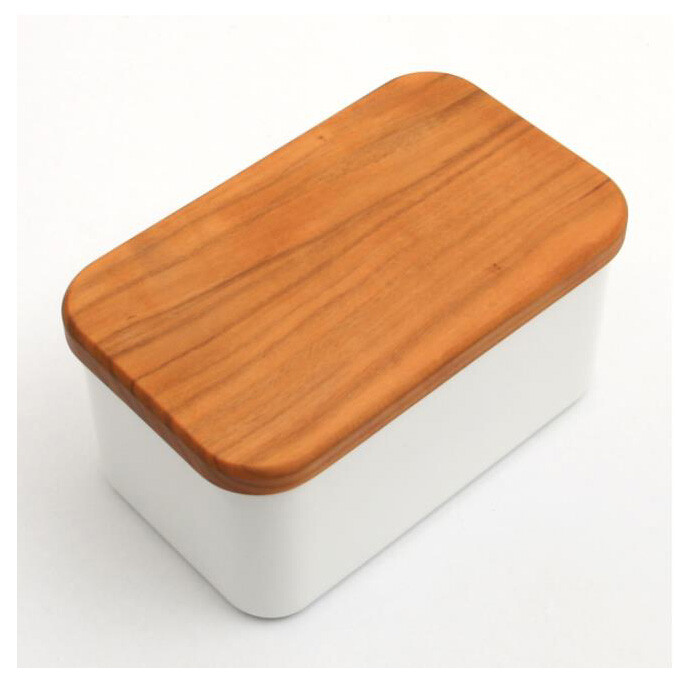 Noda Horo BT-200 / 450 Enamel Butter Case 200g / 450g with Cap Cherry from Japan