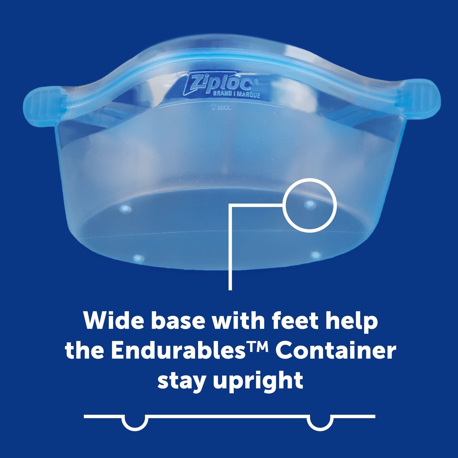 Endurables Large Pouch and Medium Container, Reusable Silicone Bags and Food …