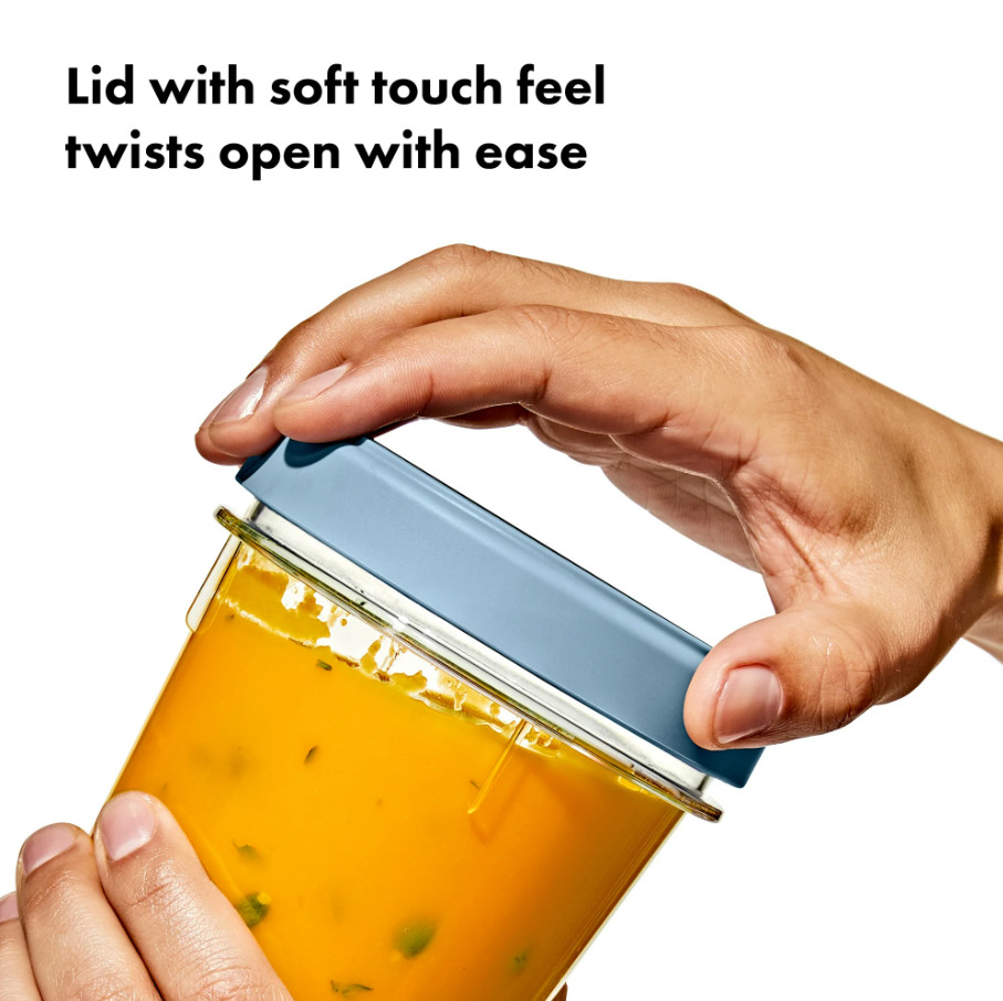 OXO Twist & Stack 12-Piece Food Storage Container Set, BPA-Free w/ Airtight Lids