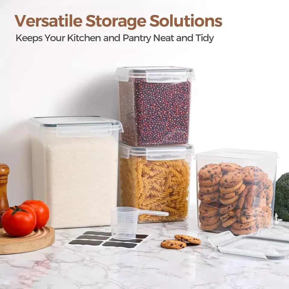 Comsaf Flour Sugar Storage Containers Set of 3 (5.2L/166Oz) (2.5L/78Oz*2), Large
