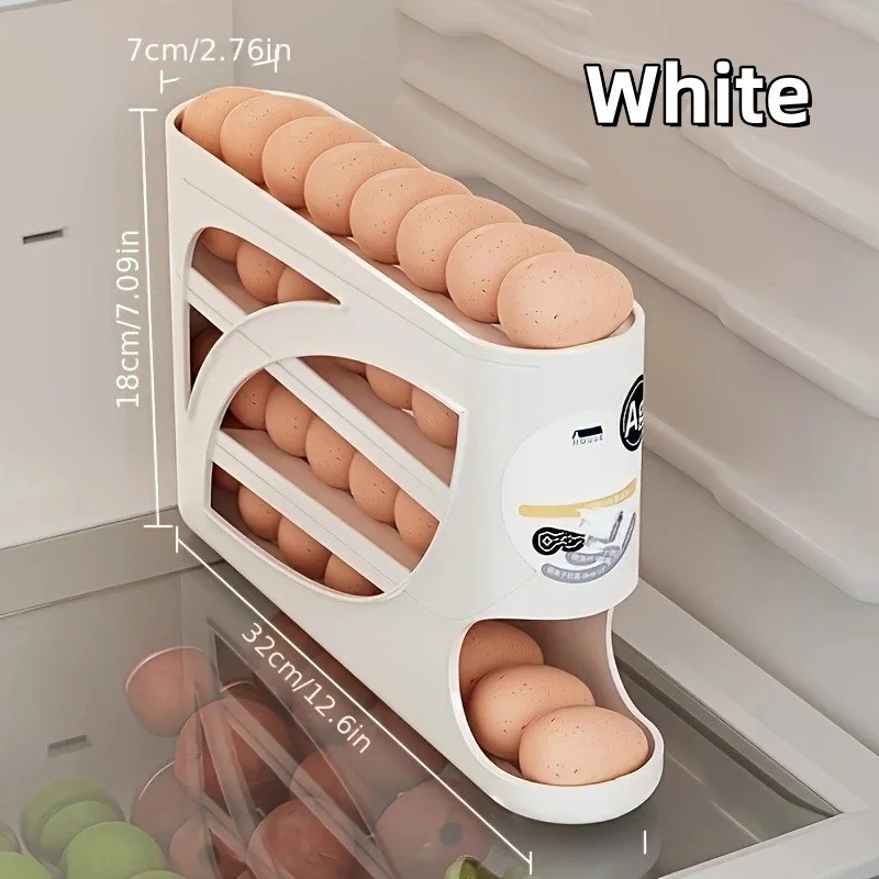Egg Storage Container for Refrigerator Holds Size: 28 to 30 Eggs