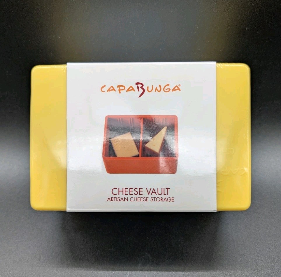 NEW SEALED CapaBunga Cheese Vault Yellow Cheese Storage